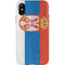 Serbia Flag Distressed iPhone X Pro Case